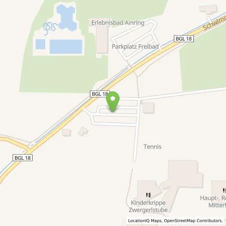 Standortübersicht der Tankstelle Sparkasse Berchtesgadener Land in 83404 Ainring