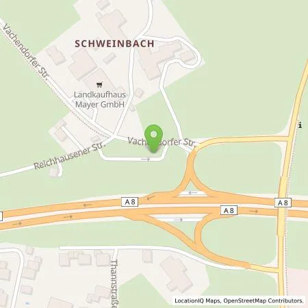 Standortübersicht der Tankstelle Vogling und Angrenzer Dienstleisungs GmbH in 83313 Siegsdorf