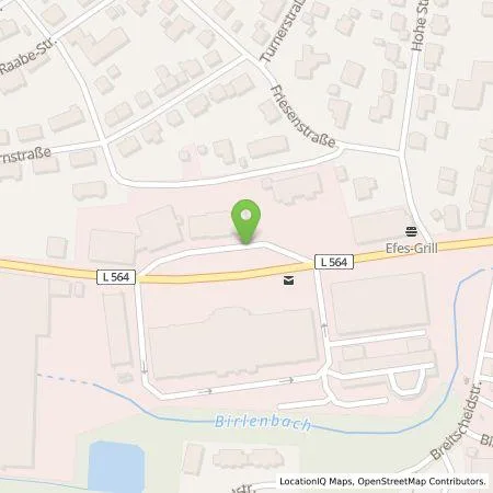 Standortübersicht der Tankstelle Universitätsstadt Siegen in 57078 Siegen