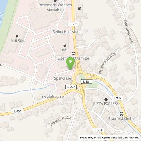 Standortübersicht der Tankstelle Universitätsstadt Siegen in 57080 Siegen