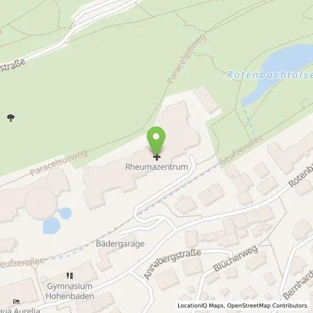 Standortübersicht der Tankstelle Acura Kliniken Baden-Baden GmbH in 76530 Baden-Baden