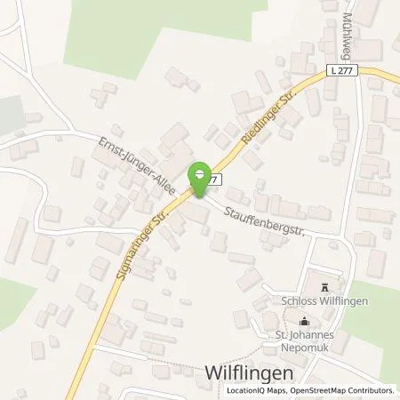 Standortübersicht der Tankstelle Gasthof Löwen in 88515 Wilflingen