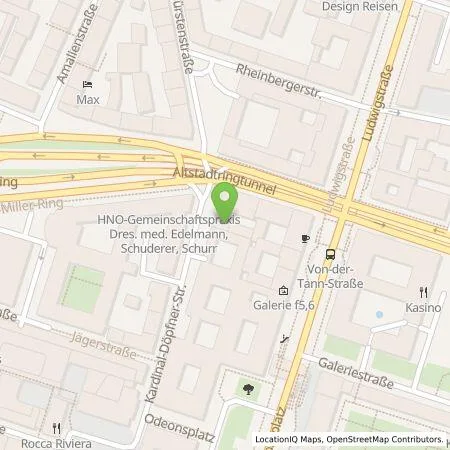 Standortübersicht der Tankstelle Bayerischer Landkreistag in 80333 München