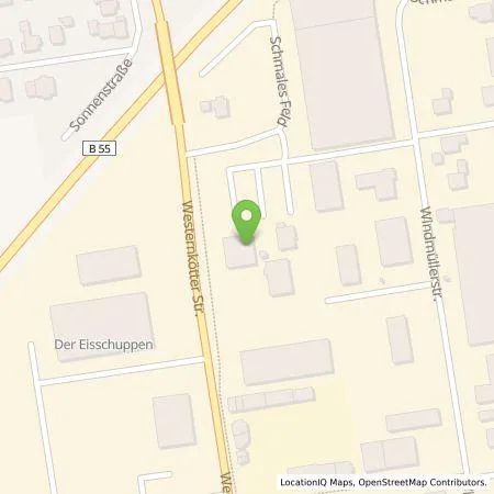 Standortübersicht der Tankstelle Ingenieurbüro Röhing in 59557 Lippstadt