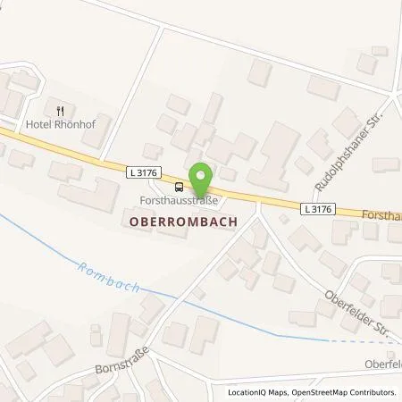 Standortübersicht der Tankstelle Landhotel Georgshof in 36088 Hünfeld