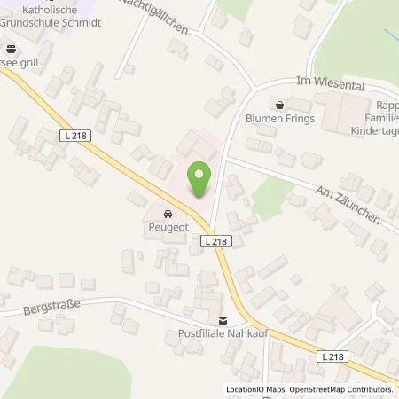 Standortübersicht der Tankstelle Müllejans GmbH & Co. KG in 52385 Nideggen