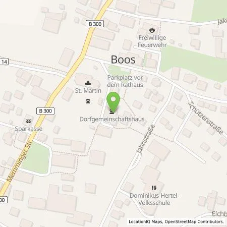 Standortübersicht der Tankstelle Gemeinde Boos in 87737 Boos