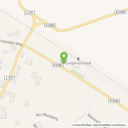 Standortübersicht der Tankstelle Geiseltal Solar GmbH & Co.KG in 06268 Langeneichstädt