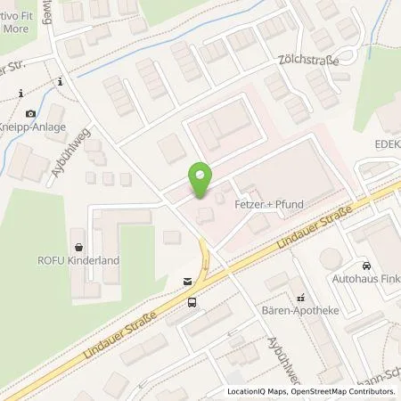 Standortübersicht der Tankstelle f+p GmbH in 87439 Kempten