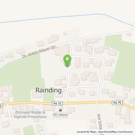 Standortübersicht der Tankstelle Josef Tischler Bau GmbH&Co.KG in 94542 Haarbach