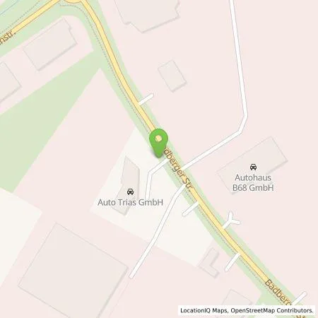 Standortübersicht der Tankstelle Auto Trias GmbH in 49610 Quakenbrück