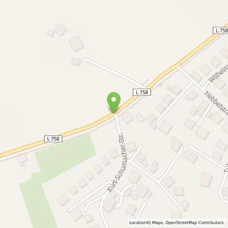 Standortübersicht der Tankstelle Dietrich Falk GbR in 32758 Detmold