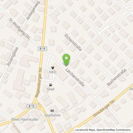 Standortübersicht der Tankstelle Michael Hanglberger in 84051 Essenbach