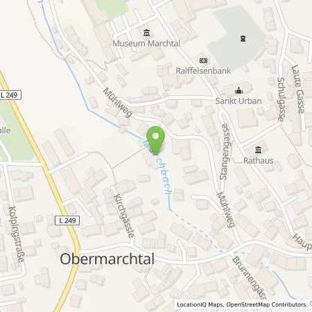 Standortübersicht der Tankstelle Famfa Immobilien KG in 89611 Obermarchtal