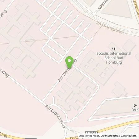 Standortübersicht der Tankstelle Metz Energy GmbH in 61352 Bad Homburg