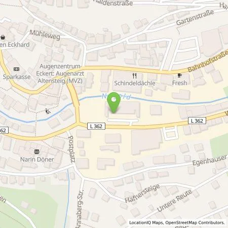 Standortübersicht der Tankstelle SWA InfoCom GmbH in 72213 Altensteig