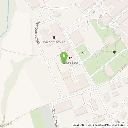 Standortübersicht der Tankstelle Stiftung Nieder Ramstädter Diakonie in 64367 Mühltal