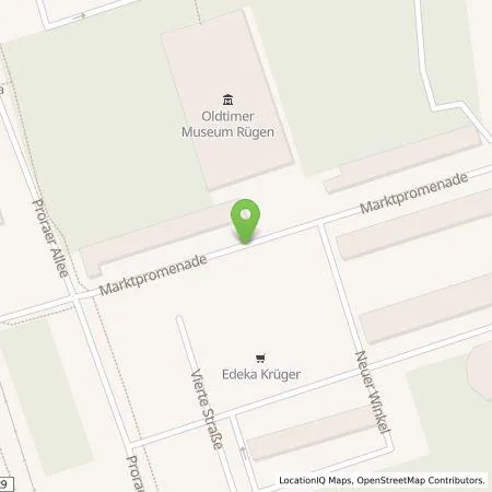 Standortübersicht der Tankstelle Susanne Krüger e.K. in 18609 Binz