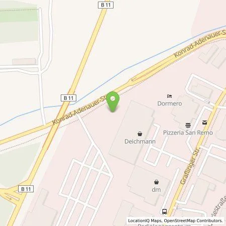 Standortübersicht der Tankstelle Richter+Frenzel GmbH + Co. KG in 94469 Deggendorf