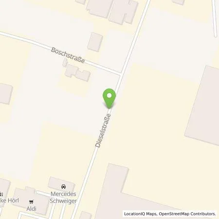 Standortübersicht der Tankstelle Richter+Frenzel GmbH + Co. KG in 85084 Reichertshofen