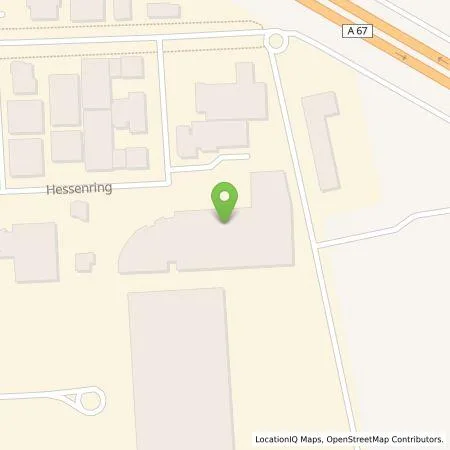 Standortübersicht der Tankstelle Richter+Frenzel GmbH + Co. KG in 64572 Büttelborn