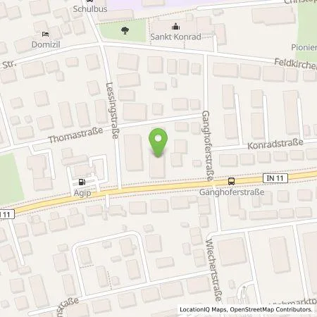 Standortübersicht der Tankstelle INhouse GmbH in 85055 Ingolstadt