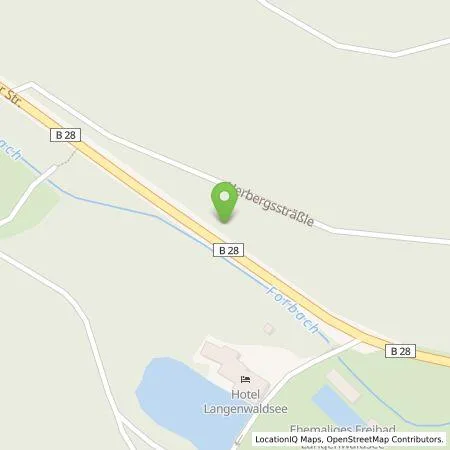 Standortübersicht der Tankstelle Hotel Langenwaldsee GmbH & Co. KG in 72250 Freudenstadt
