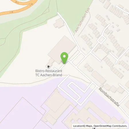 Standortübersicht der Tankstelle Tennisclub Aachen Brand in 52078 Aachen