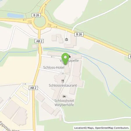 Standortübersicht der Tankstelle Schlosshotel Weyberhöfe REN Management GmbH in 63877 Sailauf