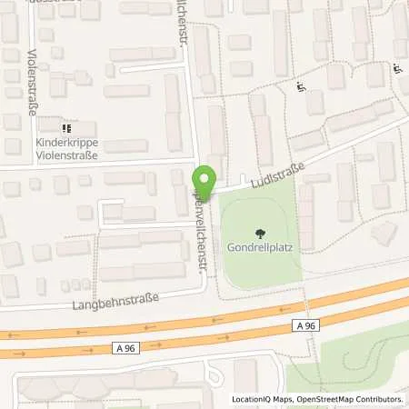 Standortübersicht der Tankstelle SWM Versorgungs GmbH in 80689 München