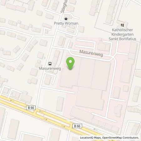 Standortübersicht der Tankstelle C+W Mobility GmbH in 33605 Bielefeld