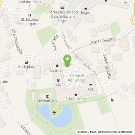 Standortübersicht der Tankstelle Backcharge GmbH in 49751 Sögel