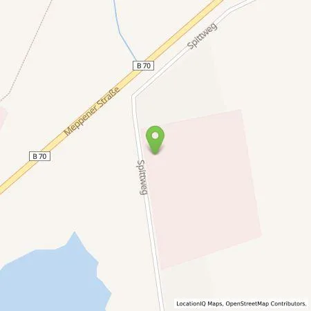 Standortübersicht der Tankstelle Backcharge GmbH in 26871 Papenburg