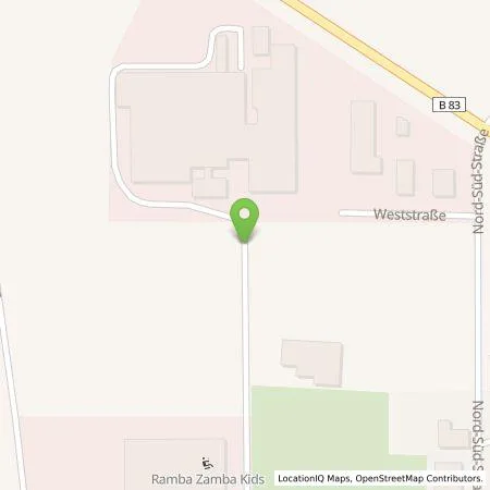 Standortübersicht der Tankstelle Backcharge GmbH in 31711 Luhden