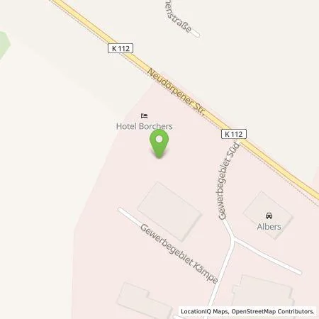 Standortübersicht der Tankstelle Backcharge GmbH in 26892 Dörpen