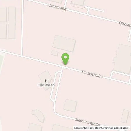 Standortübersicht der Tankstelle Backcharge GmbH in 26899 Rhede