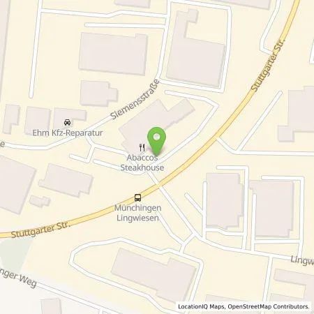 Standortübersicht der Tankstelle EnBW mobility+ AG und Co.KG in 70825 Korntal-Münchingen
