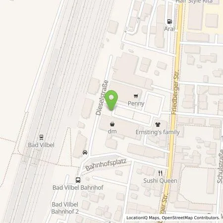 Standortübersicht der Tankstelle GP Joule Connect GmbH in 61118 Bad Vilbel