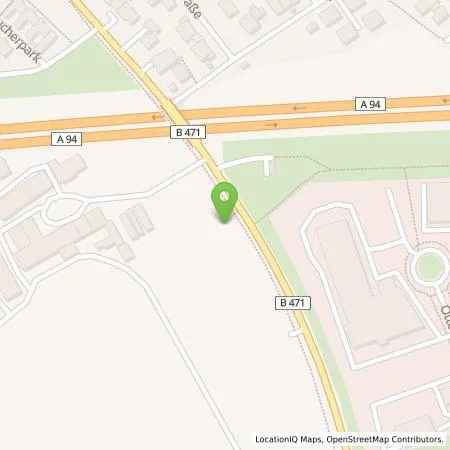 Standortübersicht der Tankstelle BayWa Mobility Solutions GmbH in 85622 Feldkirchen