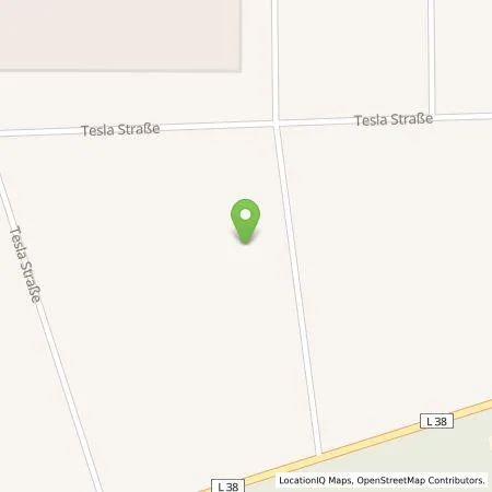 Standortübersicht der Tankstelle Tesla Manufacturing Brandenburg SE in 15537 Grünheide (Mark)