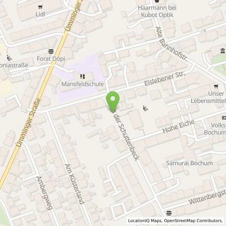 Standortübersicht der Tankstelle HOCHTIEF Ladepartner GmbH in 44892 Bochum