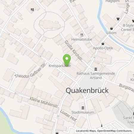 Standortübersicht der Tankstelle Kreissparkasse Bersenbrück Anstalt des öffentlichen Rechts in 49610 Quakenbrück