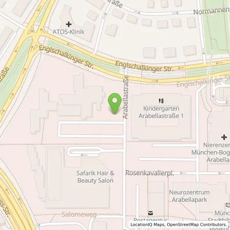 Standortübersicht der Tankstelle BayWa Mobility Solutions GmbH in 81925 München