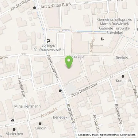 Standortübersicht der Tankstelle Academy Fahrschule ACO in 31832 Springe