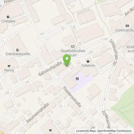 Standortübersicht der Tankstelle Alexander Fink in 98529 Suhl