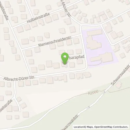 Standortübersicht der Tankstelle Alexander Glass in 75233 Tiefenbronn