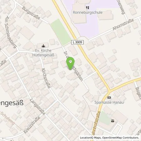 Standortübersicht der Tankstelle Alexander Hartmann in 63549 Ronneburg