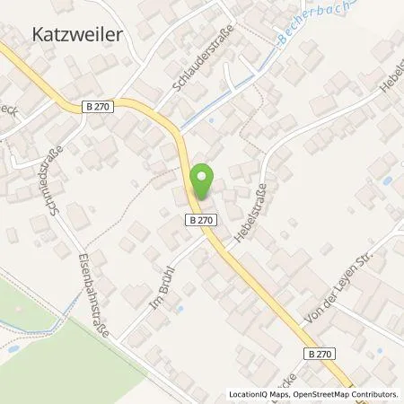 Standortübersicht der Tankstelle Alexander Krick in 67734 Katzweiler