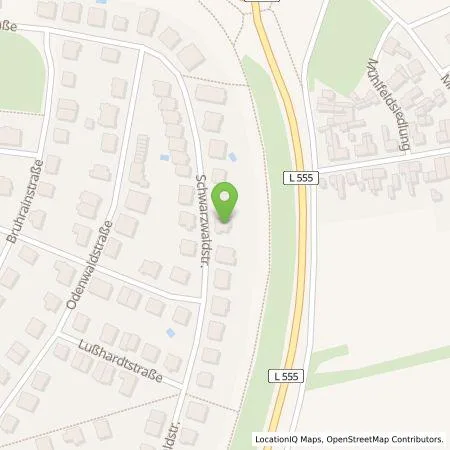 Standortübersicht der Tankstelle Alexander Rolli in 76661 Philippsburg