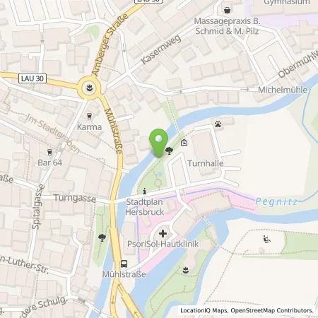 Standortübersicht der Tankstelle Amann GmbH & Co. KG in 91217 Hersbruck